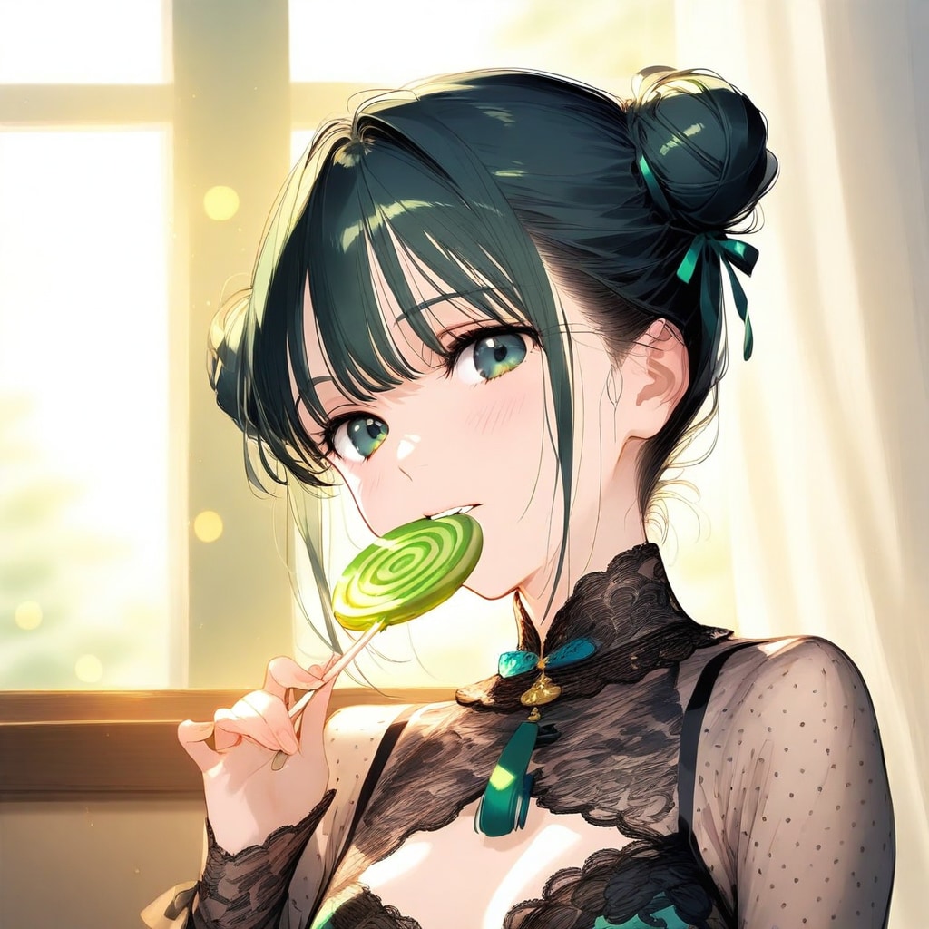 おだんご頭とぺろぺろキャンディー１