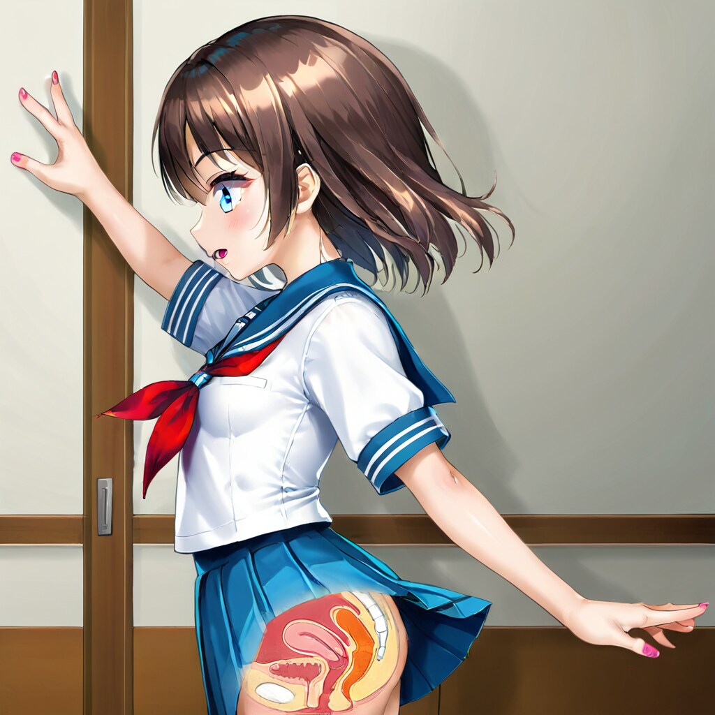 保健体育の図アニメ風
