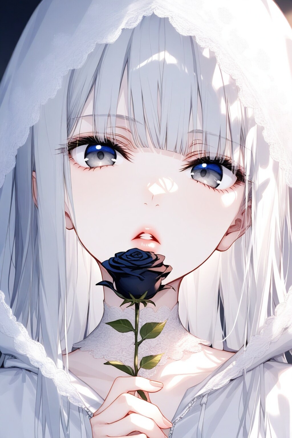 黒い薔薇を