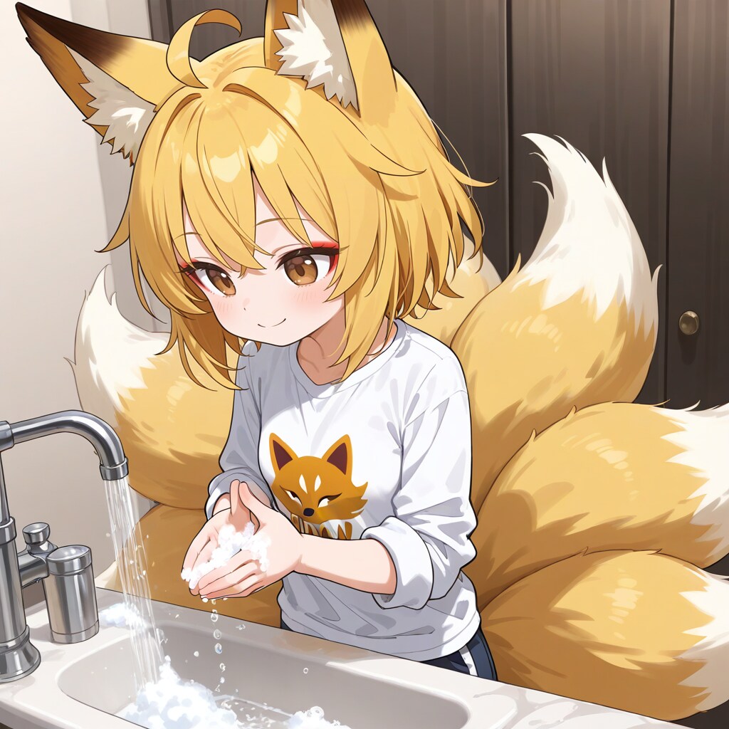 1/15　手洗いの日 | の人気AIイラスト・グラビア