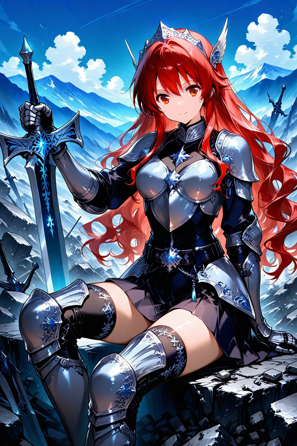 魔法騎士な魔法少女・赤 | の人気AIイラスト・グラビア