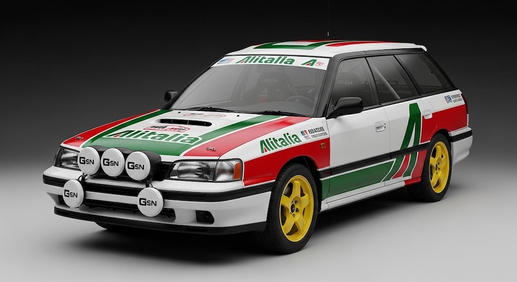 アリタリアレガシィツーリングワゴンラリーカー