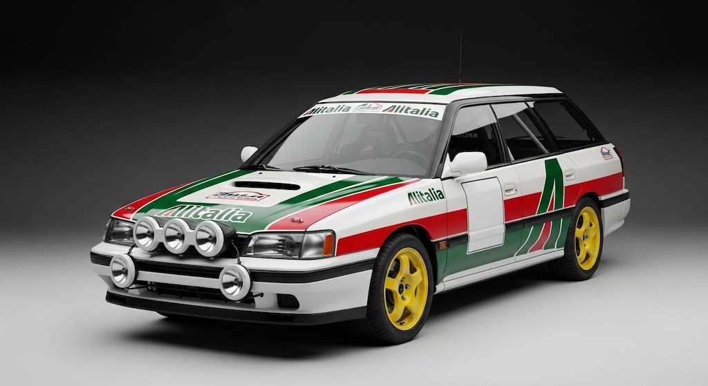 アリタリアレガシィツーリングワゴンラリーカー