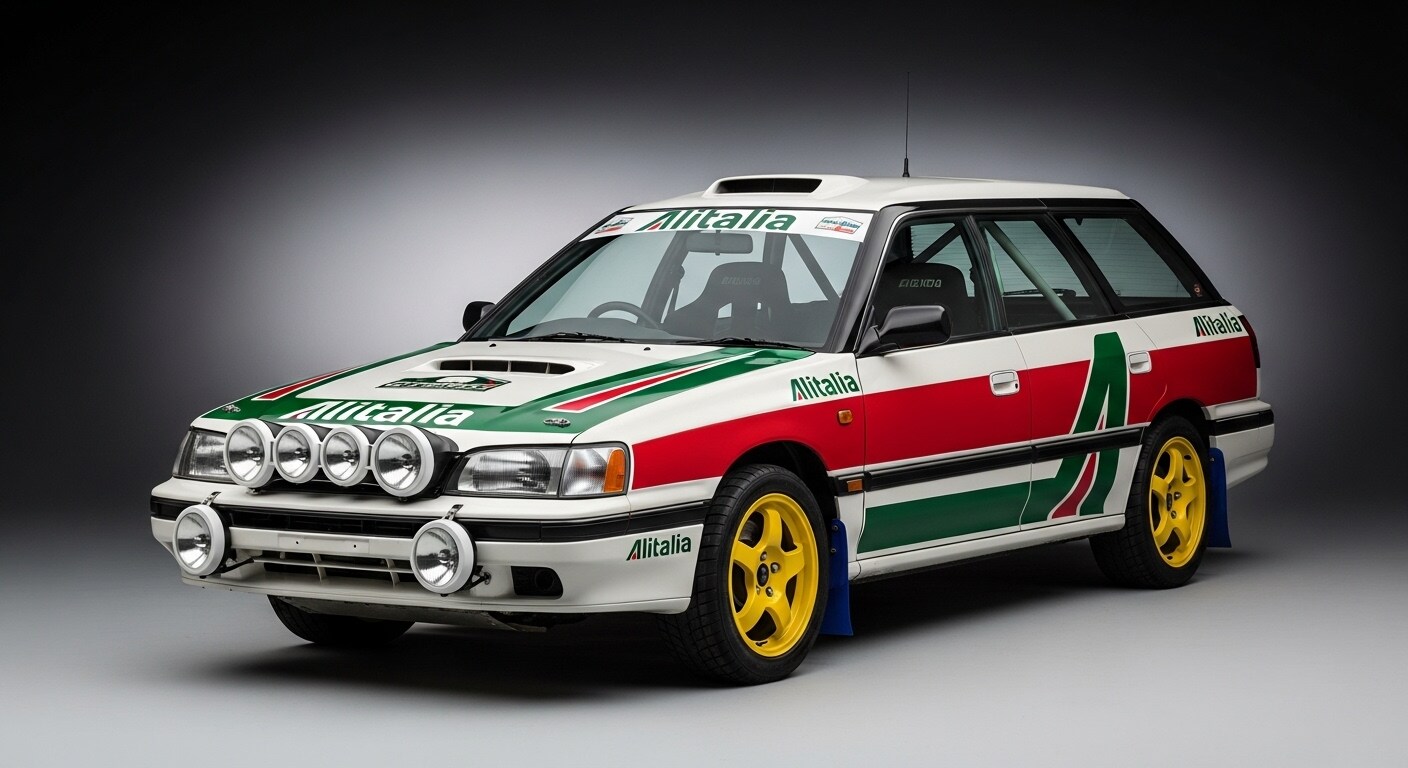 アリタリアレガシィツーリングワゴンラリーカー | の人気AIイラスト・グラビア