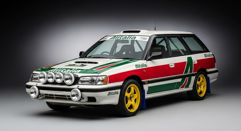 アリタリアレガシィツーリングワゴンラリーカー