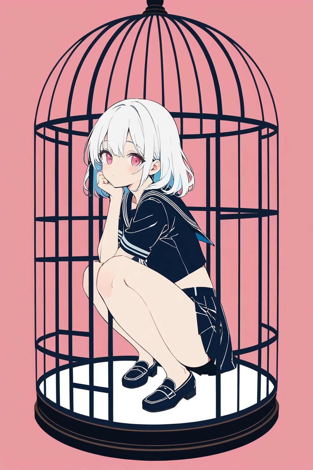 BIRDCAGE(EMERALD) | の人気AIイラスト・グラビア