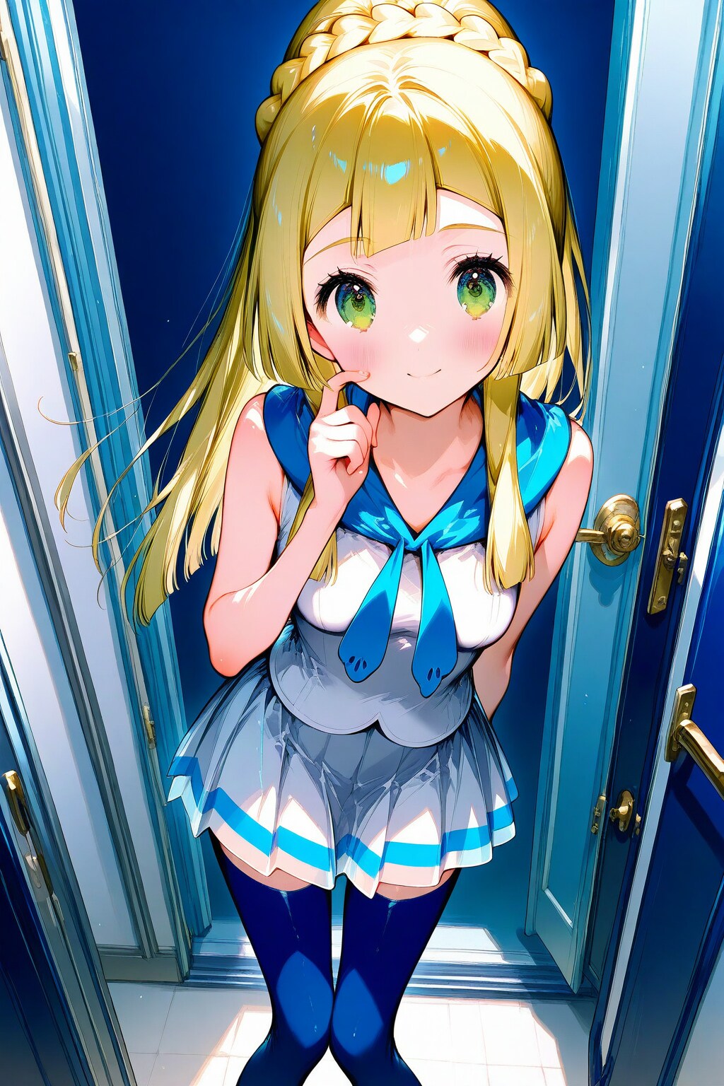 『えーっと……来ちゃった、てへ』リーリエ