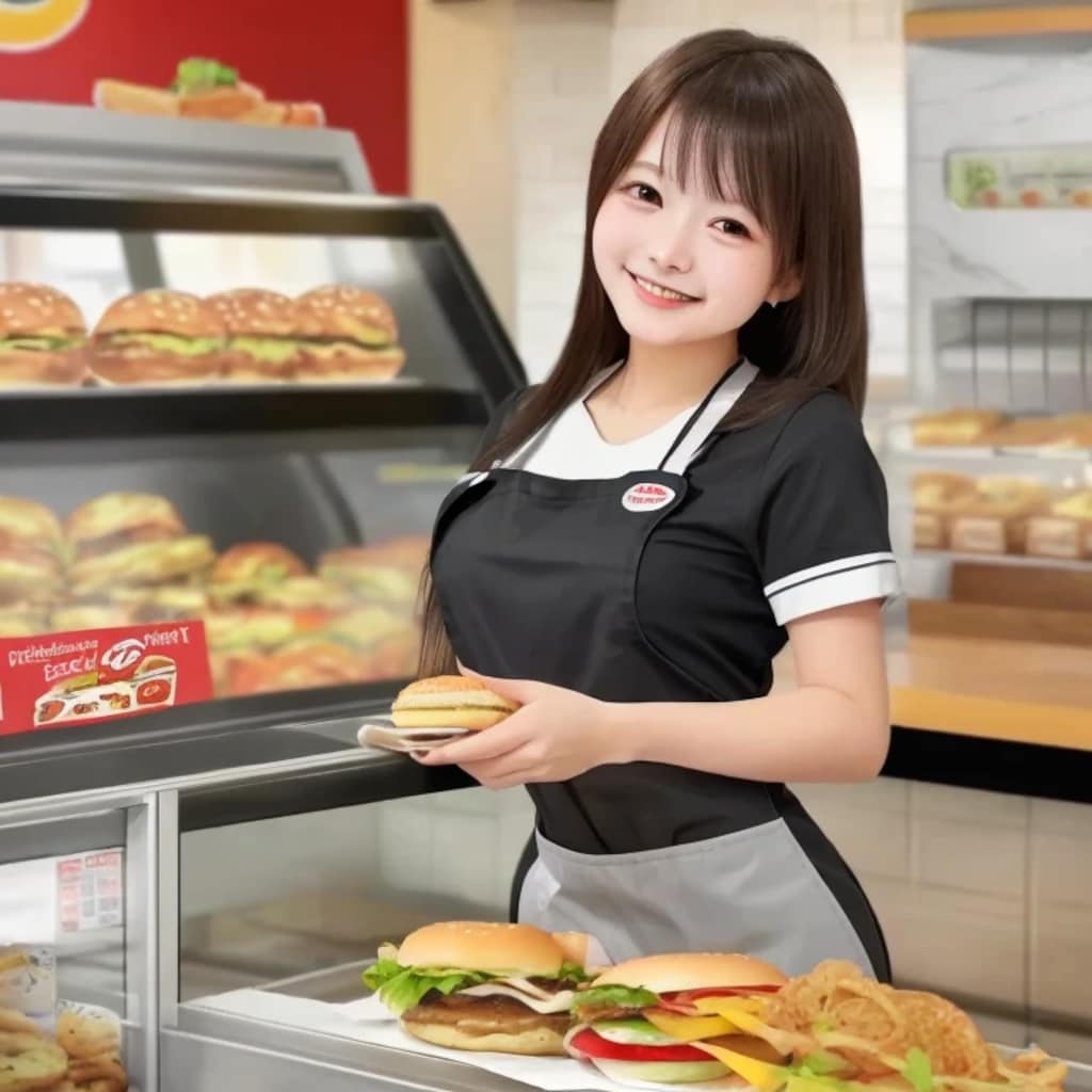 黒髪ロングでクルーの美女７７