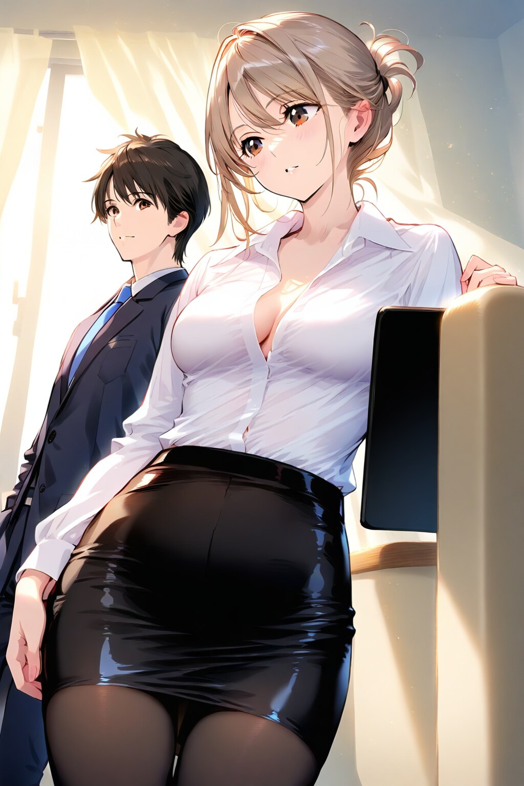 (845HQ)茶髪ちゃんスーツ