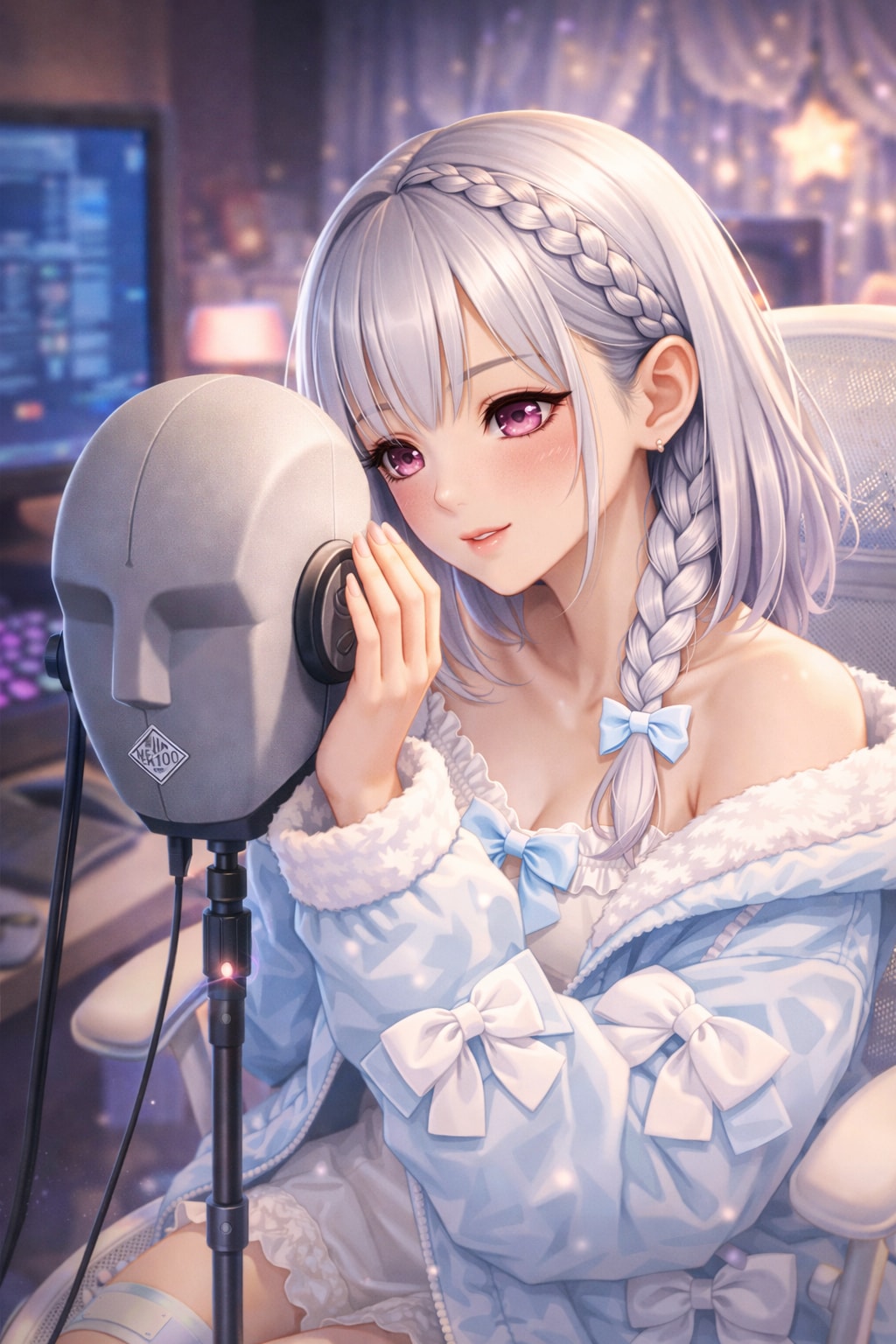 彼女のささやきは、夜を満たす | の人気AIイラスト・グラビア