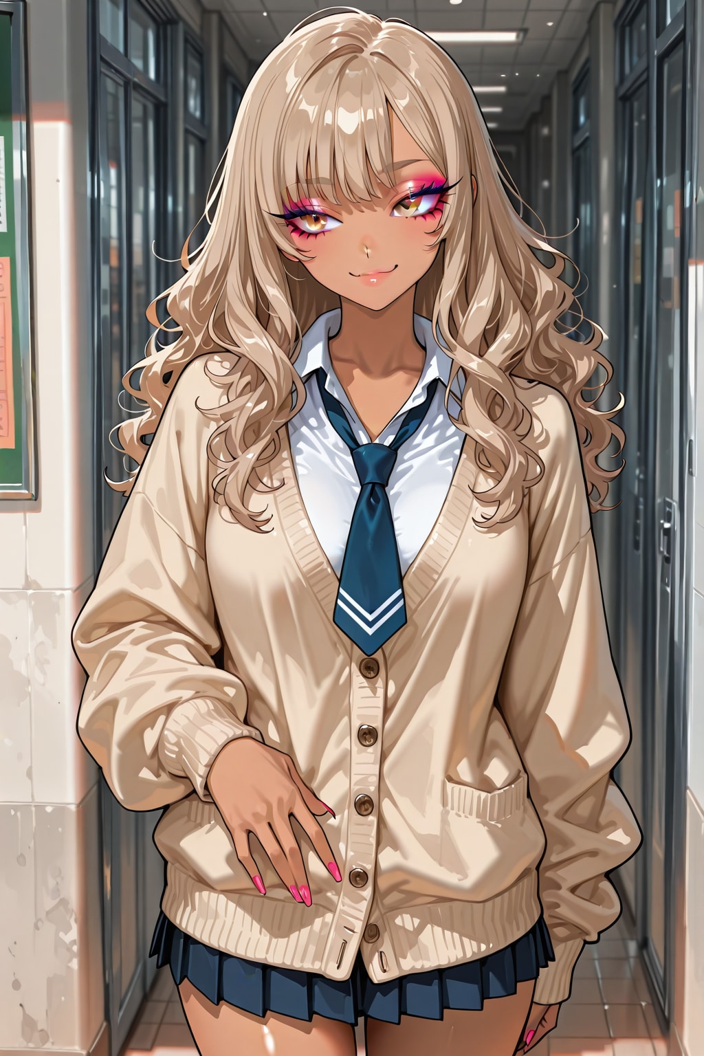 ギャルメイク | の人気AIイラスト・グラビア