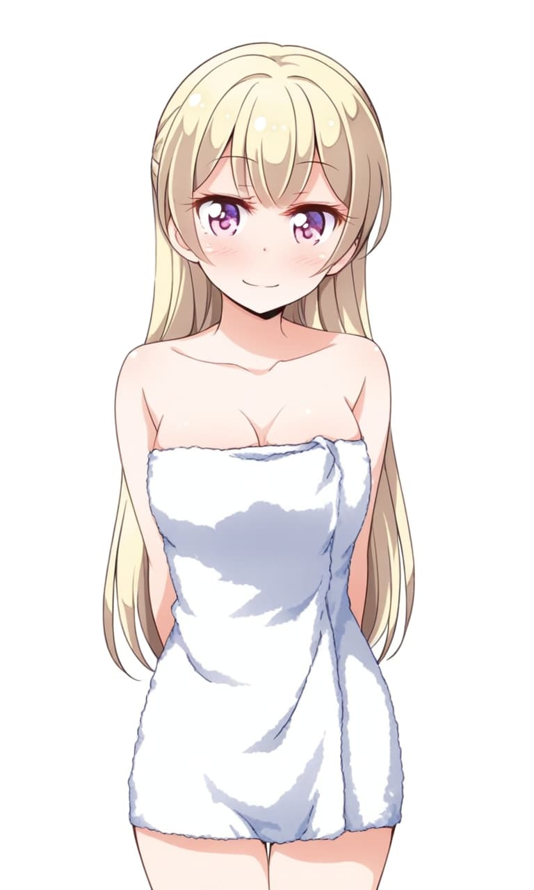 白鷺千聖 バスタオル