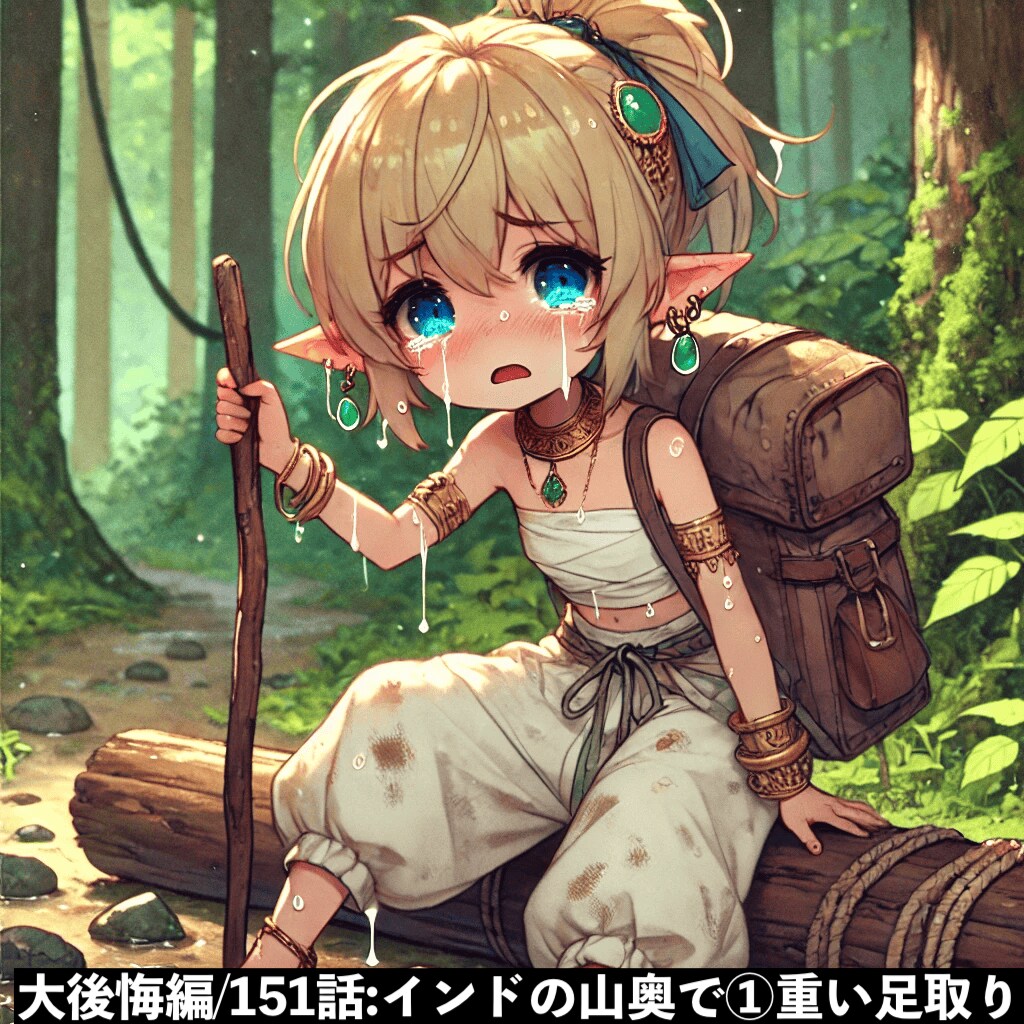 151話：インドの山奥で①重い足取り