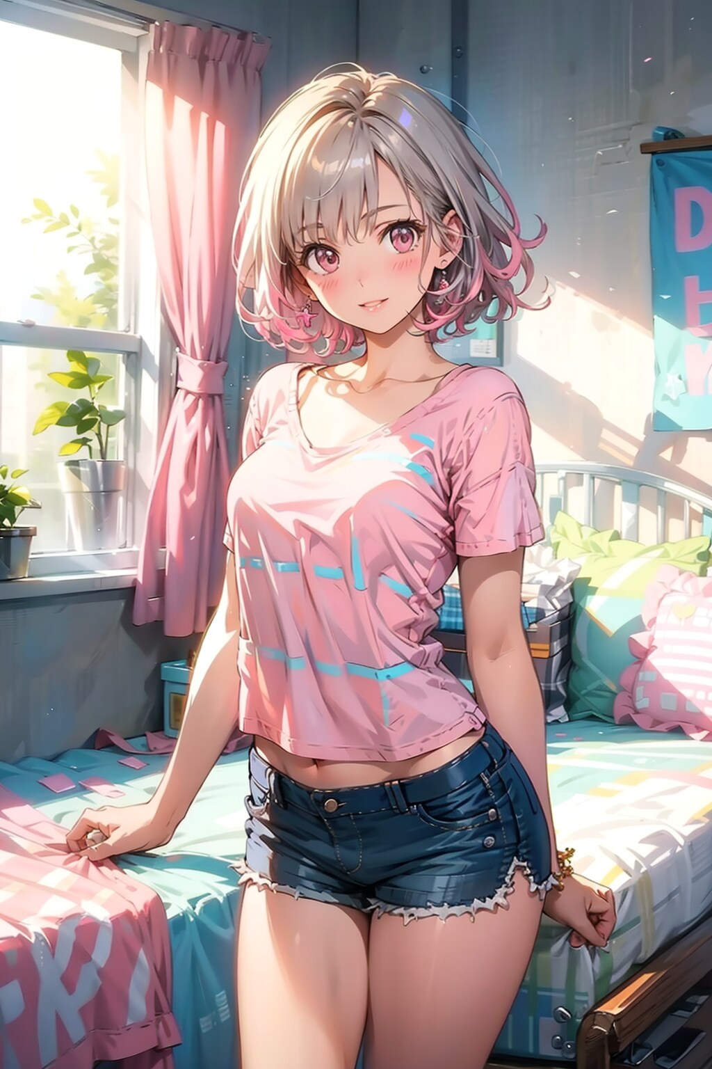 ピンク色