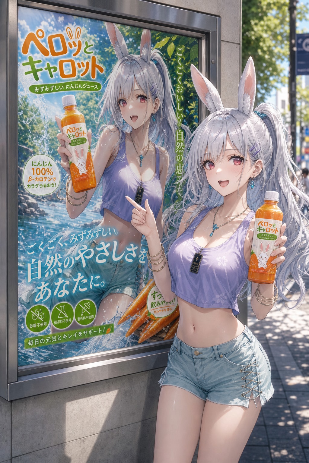 みみがイチオシのにんじんジュースなのです🐰✨