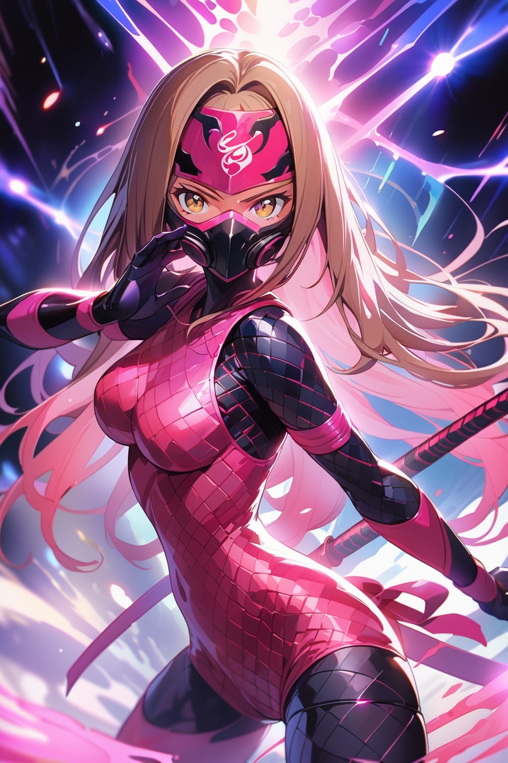 くノ一ピンク基本プロンプト