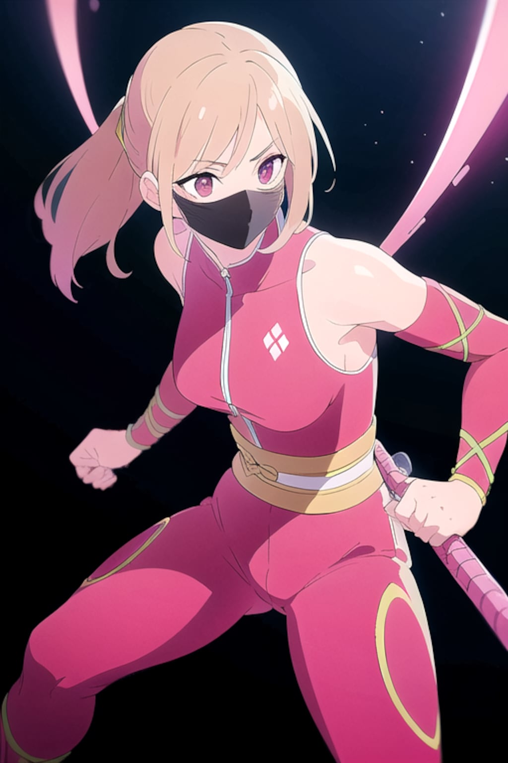 くノ一ピンク基本プロンプト