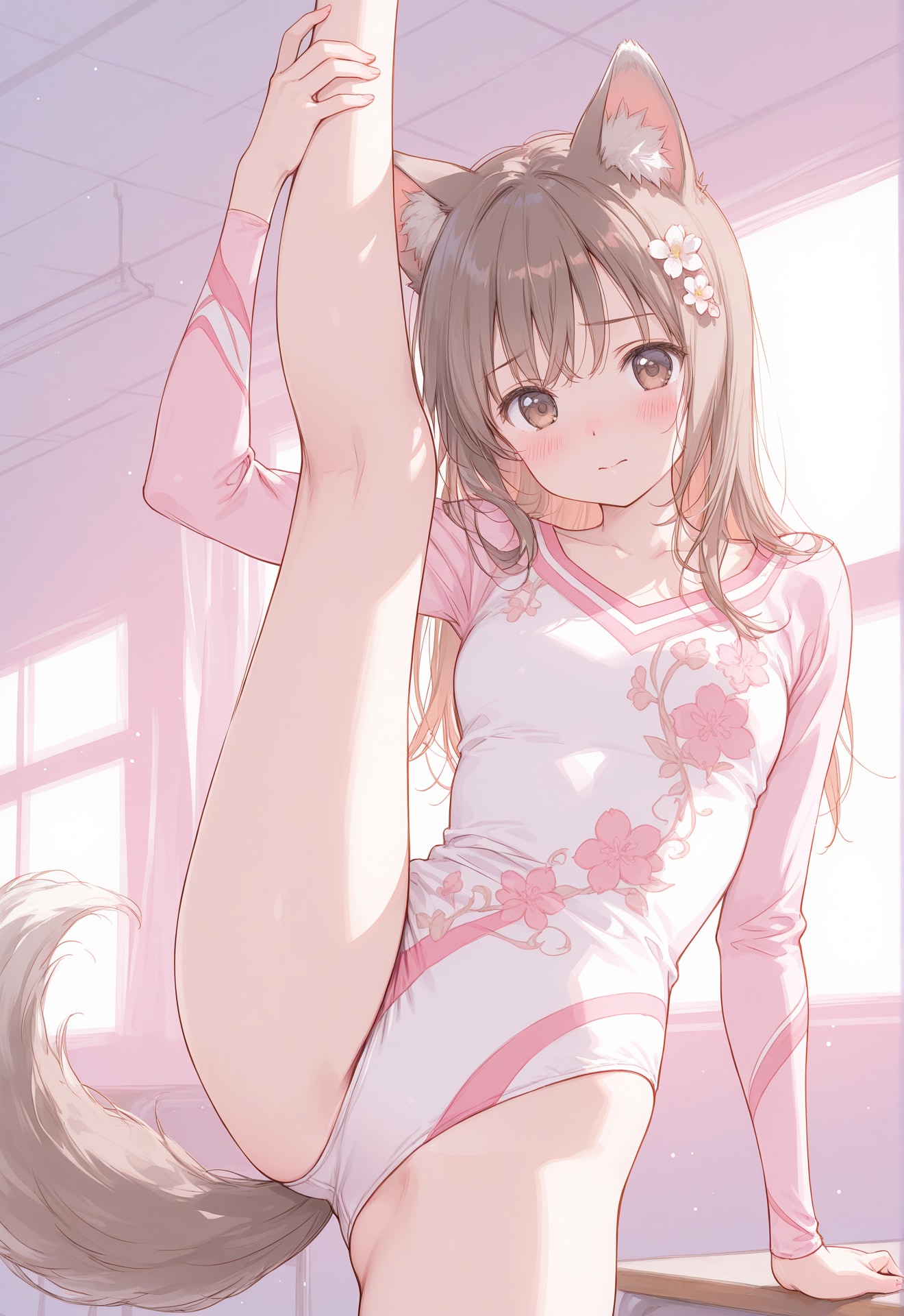 新体操　ウルフ耳ちゃん