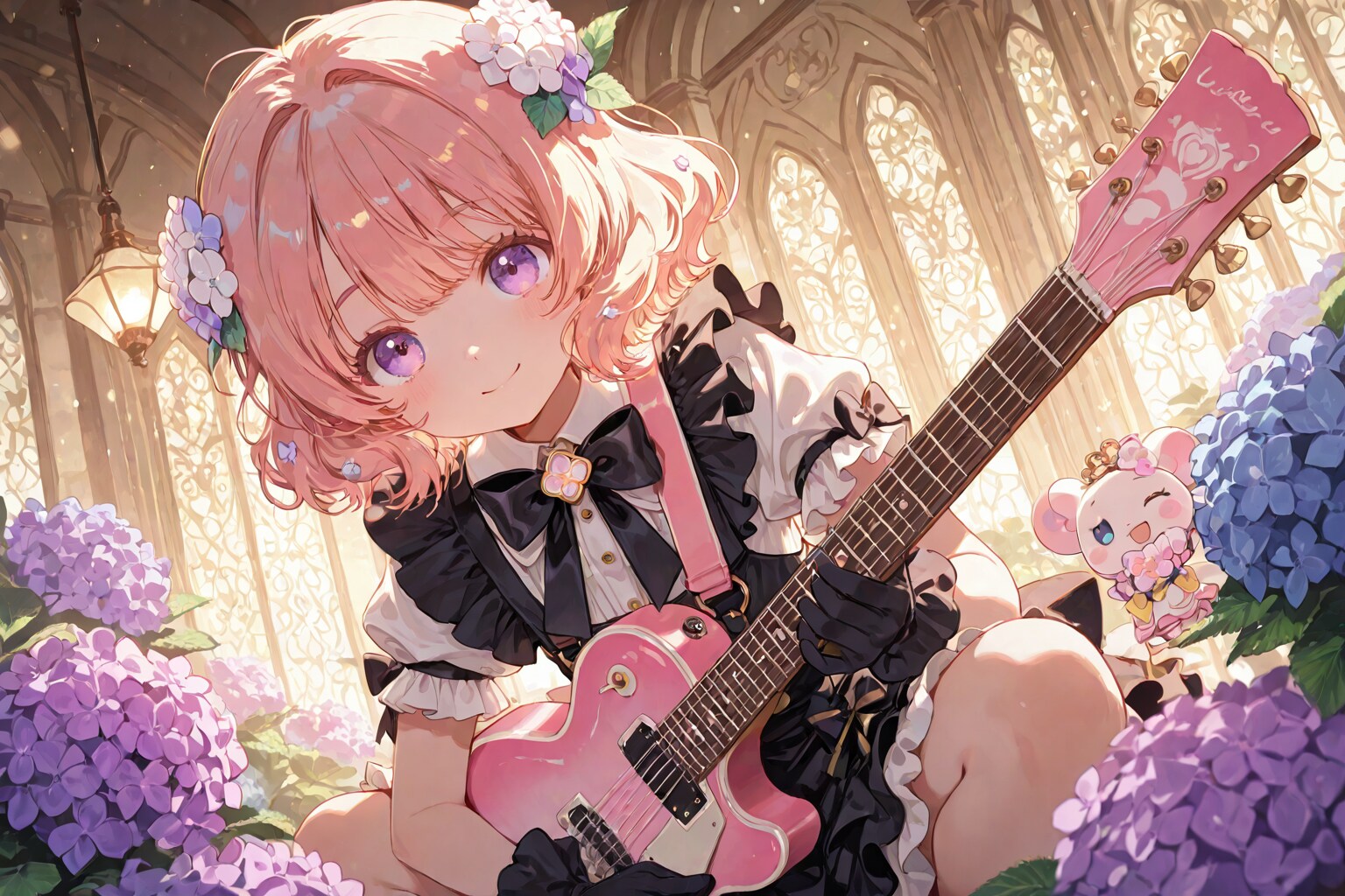 メイドさんギター