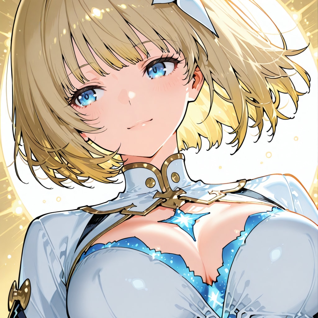 光輝を纏う乙女
