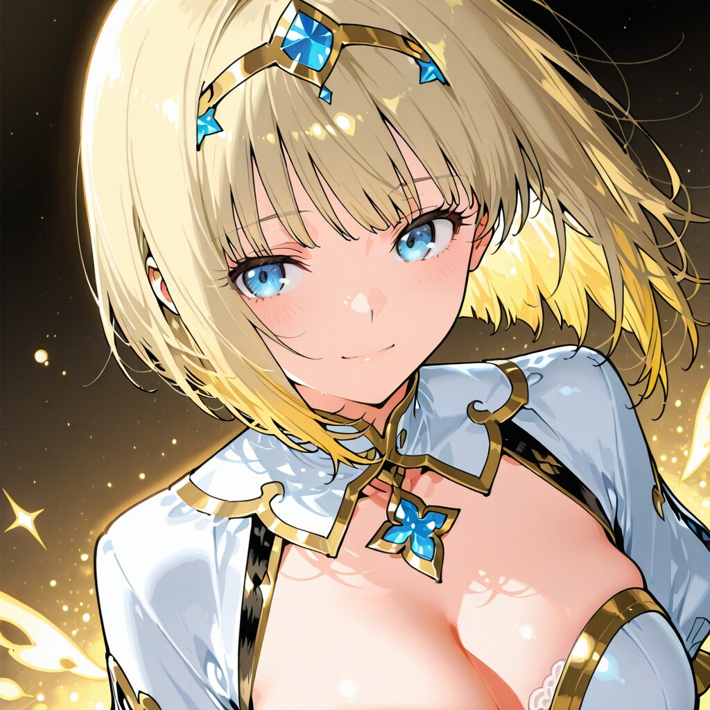光輝を纏う乙女