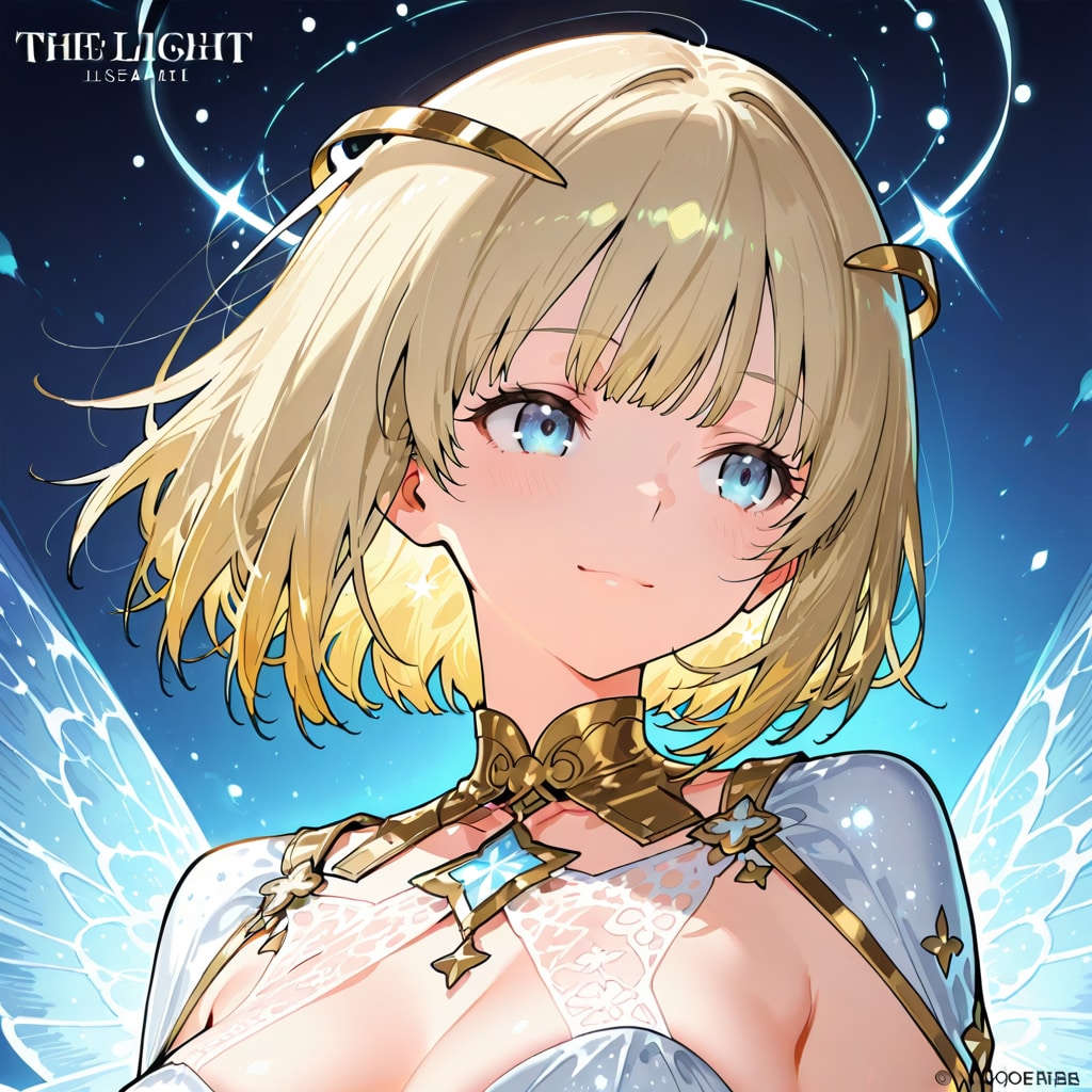 光輝を纏う乙女
