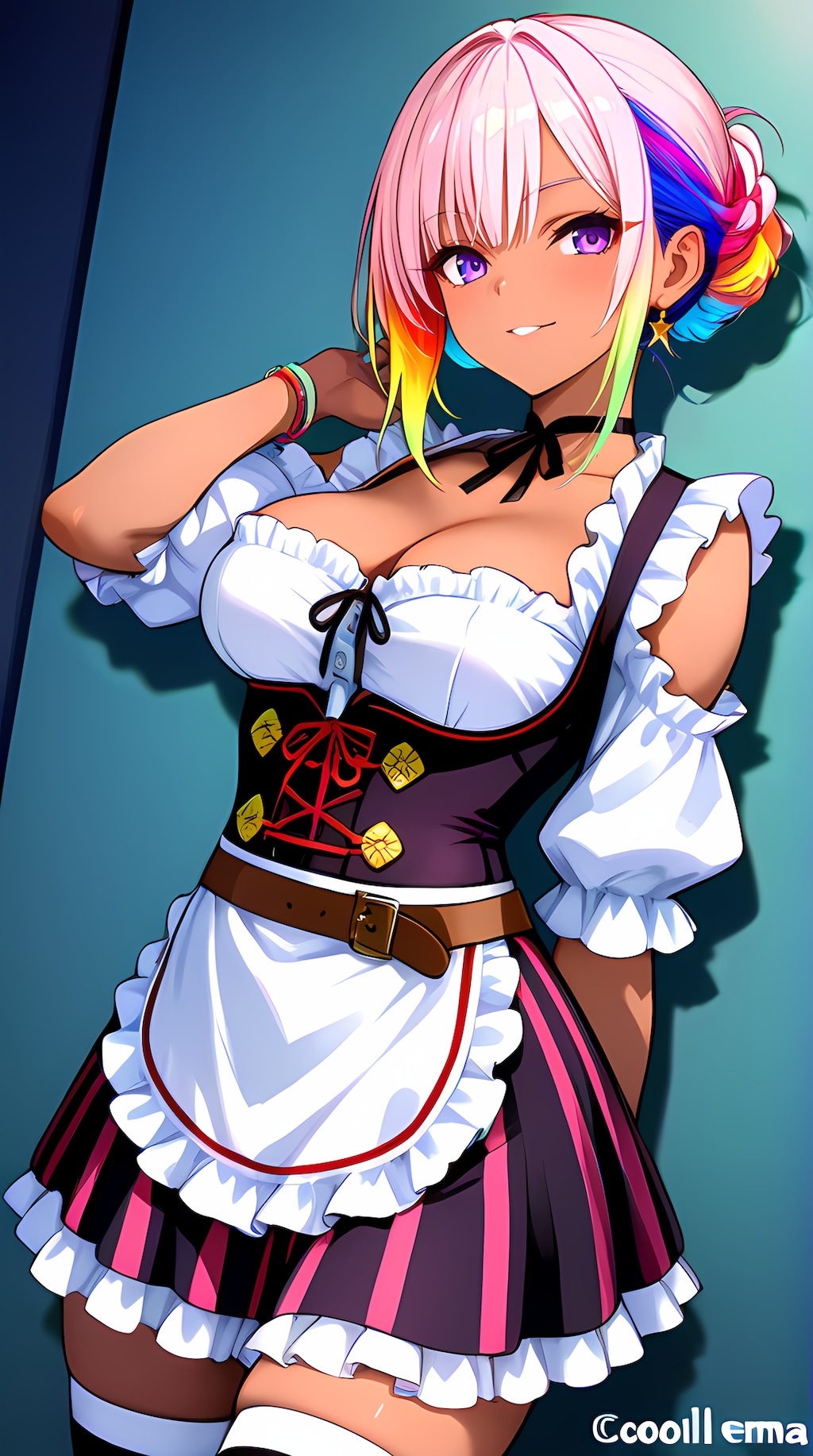 ディアンドル風メイドさん