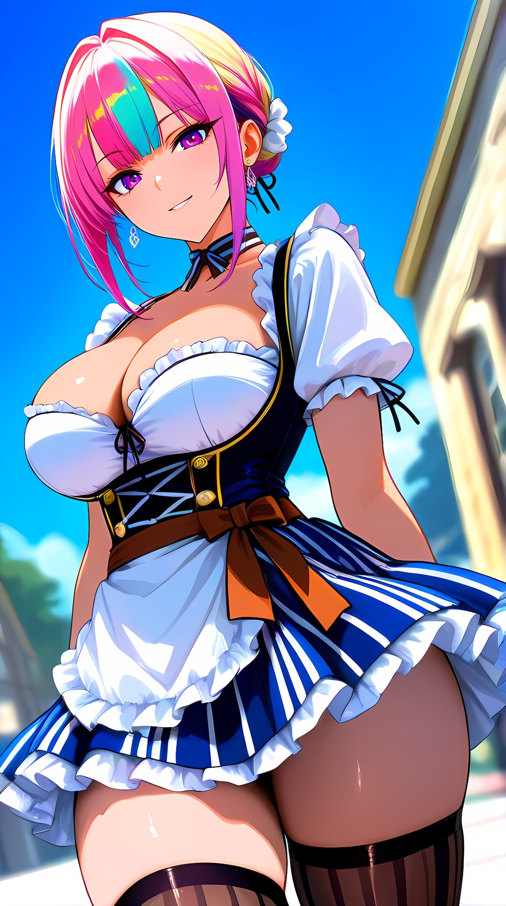 ディアンドル風メイドさん