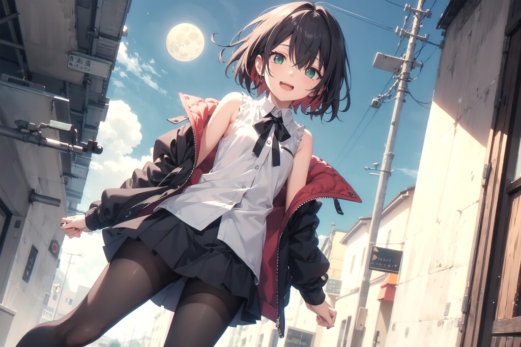 ある月の下で…