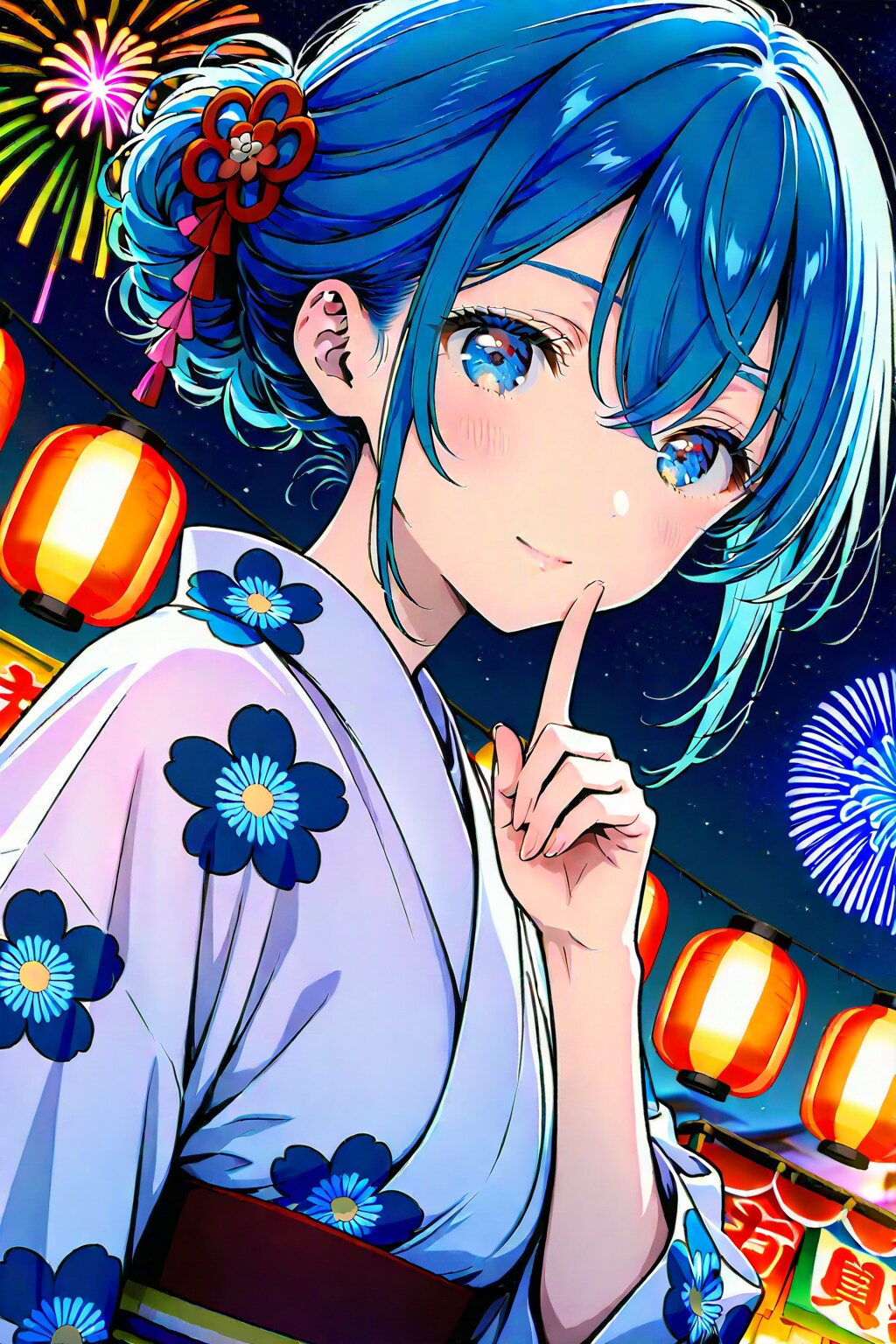 花火大会🎇 | の人気AIイラスト・グラビア