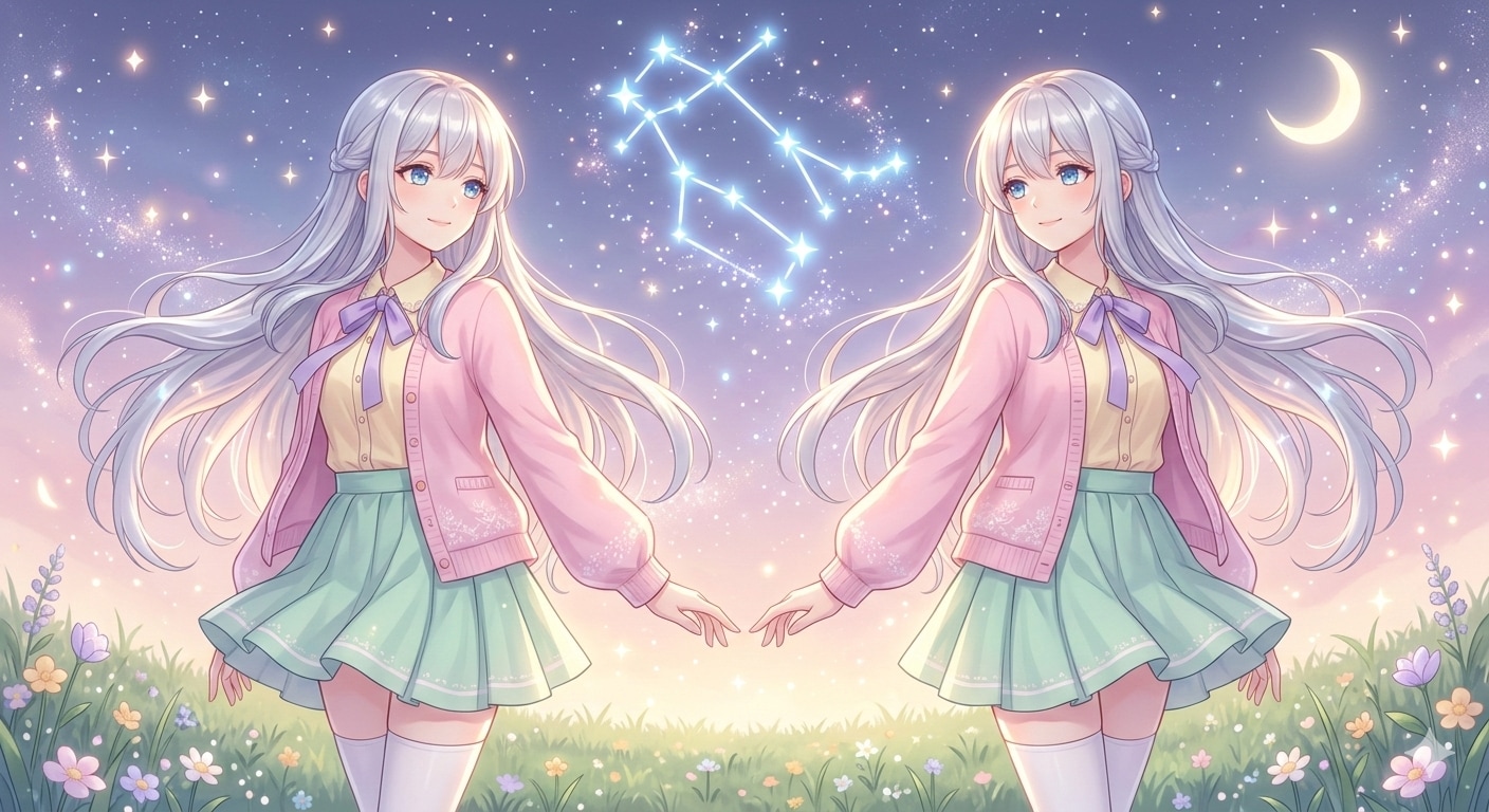 双子 | の人気AIイラスト・グラビア