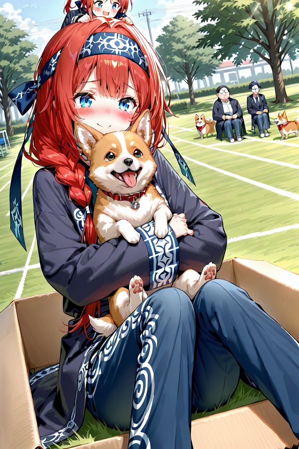 コーギーたんにメロメロ