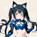 魔法少女要素を抜いたらいい感じに💦 2枚目