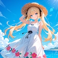 花柄ワンピース 2枚目
