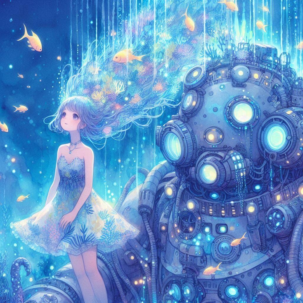 海底のロボ探索者