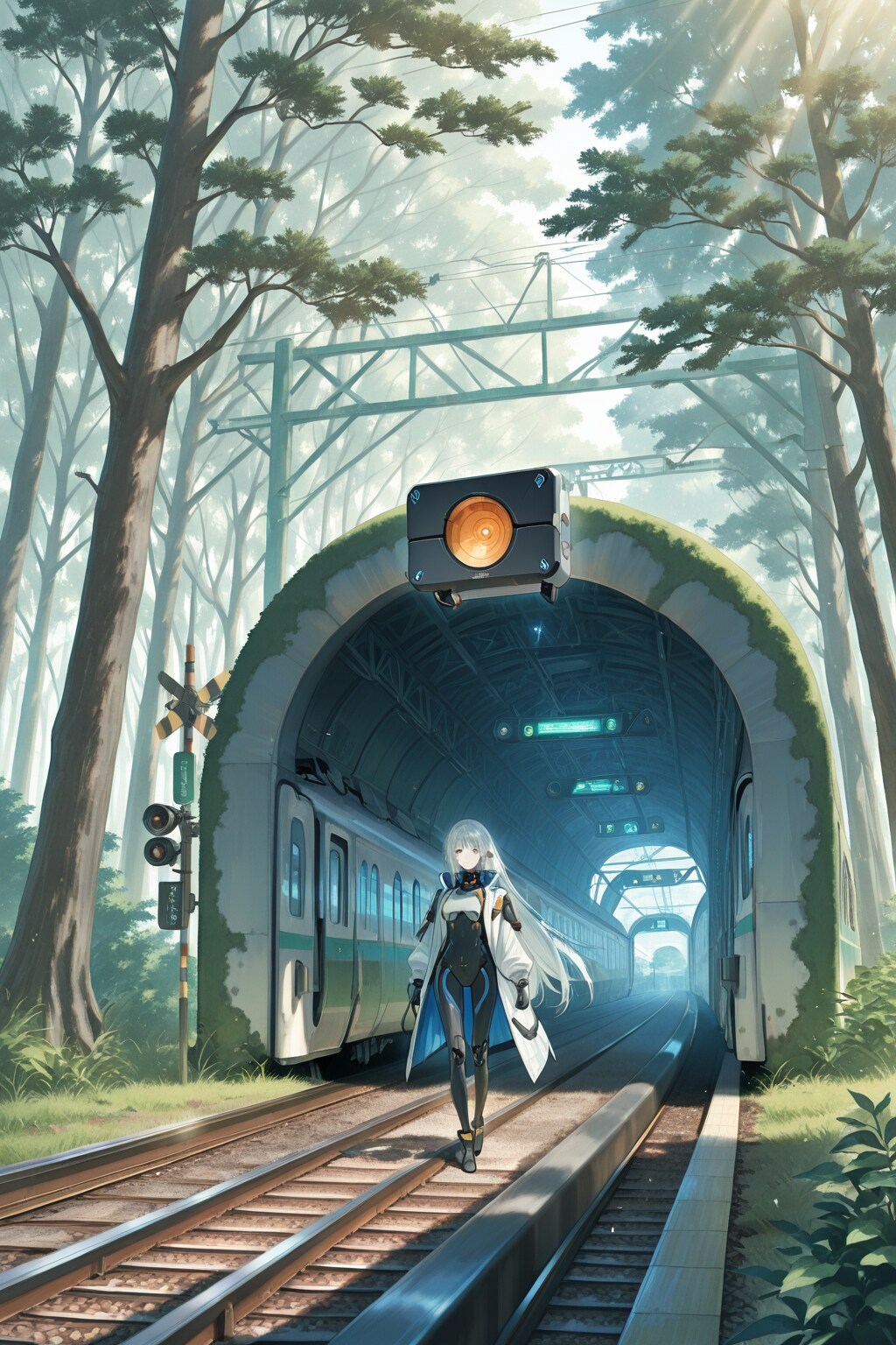 メカ娘と廃線