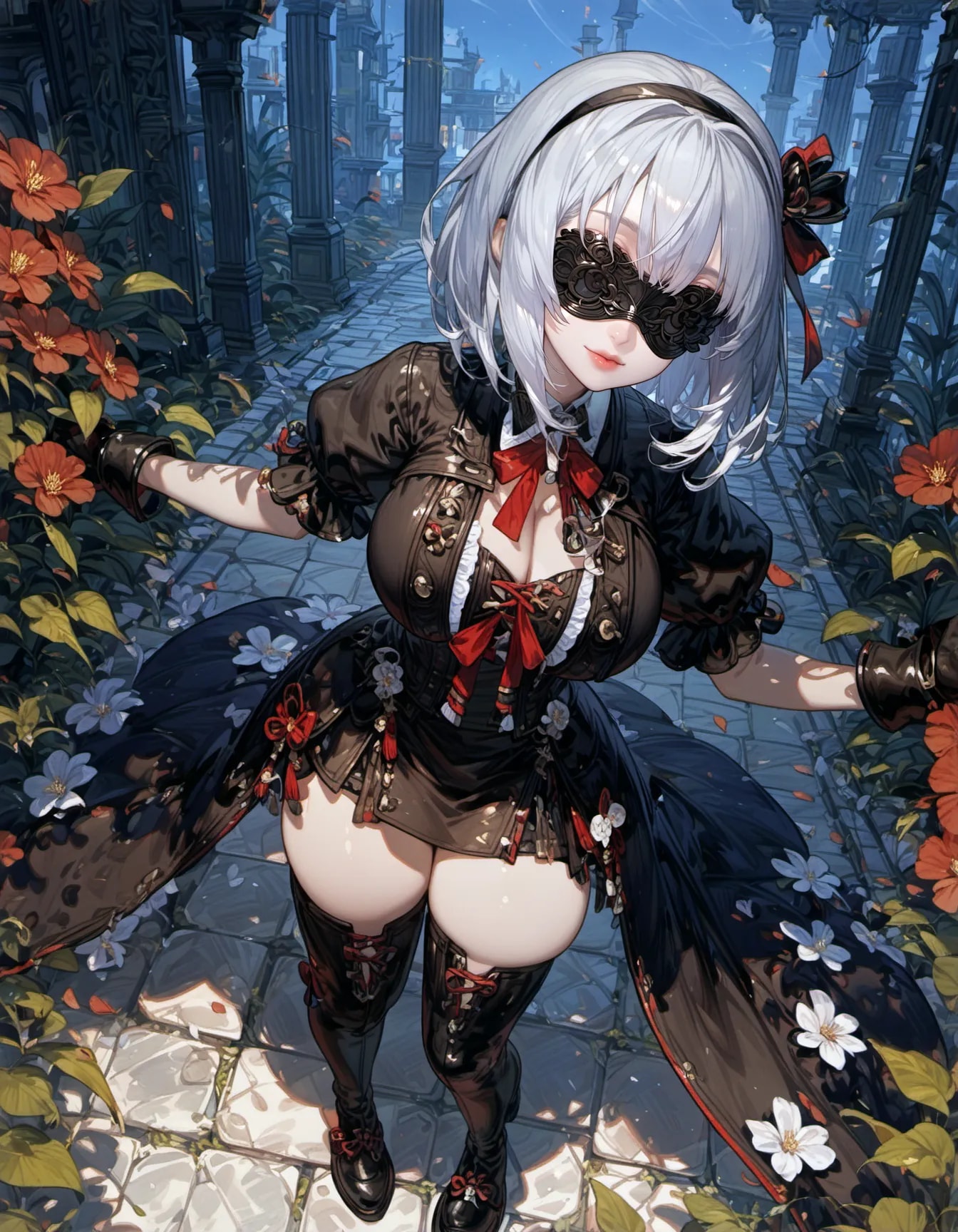 The Masked Rose of the Ruins