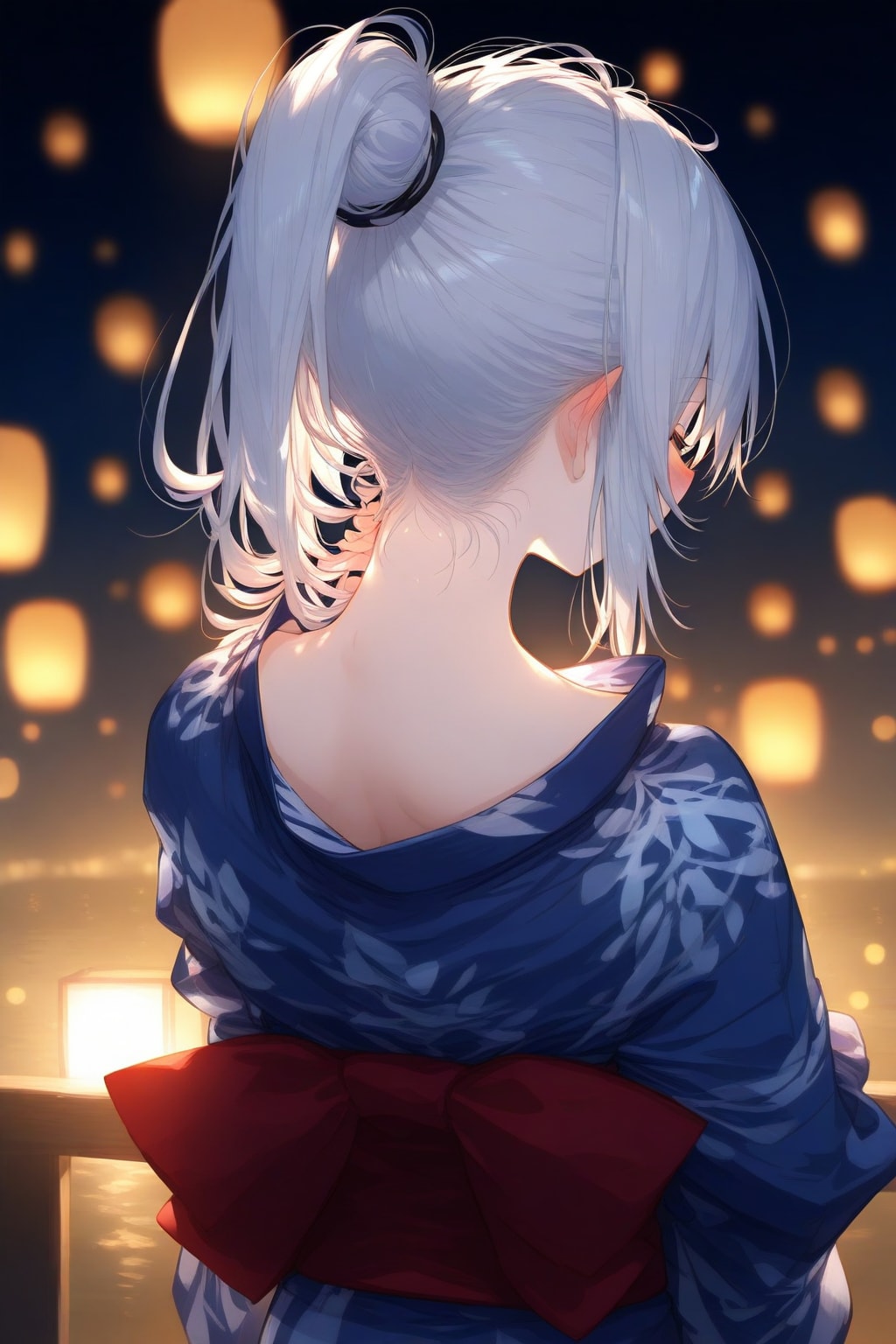 浴衣布都の縁日巡り with 後ろ姿