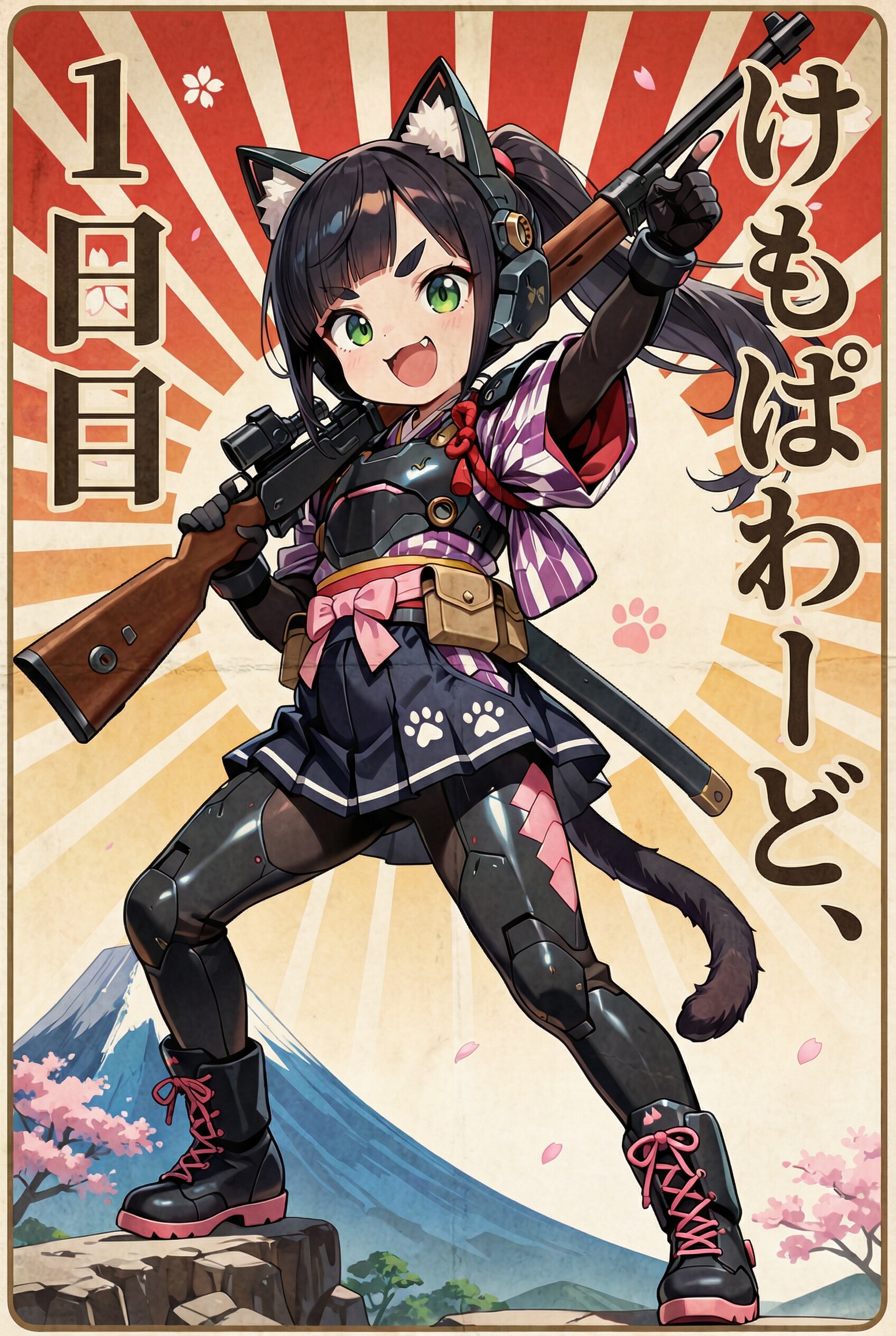 ケモミミパワードスーツ企画、１日目！