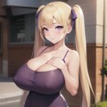 金髪ツインテ爆乳ちゃん6 2枚目