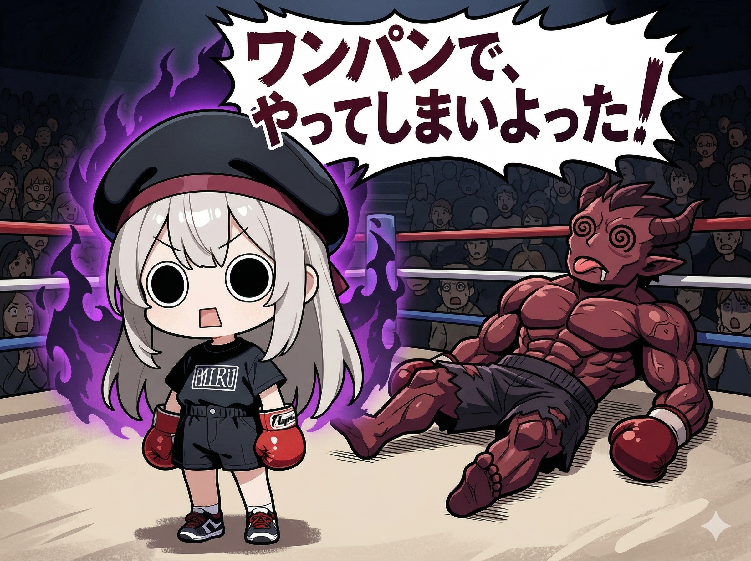 ワンパンでやってしまいよったえらいこっちゃ嬢 | の人気AIイラスト・グラビア