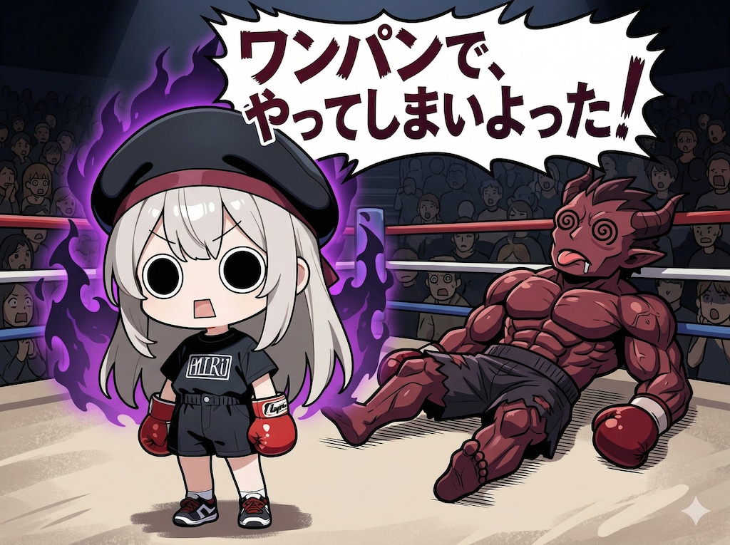 ワンパンでやってしまいよったえらいこっちゃ嬢