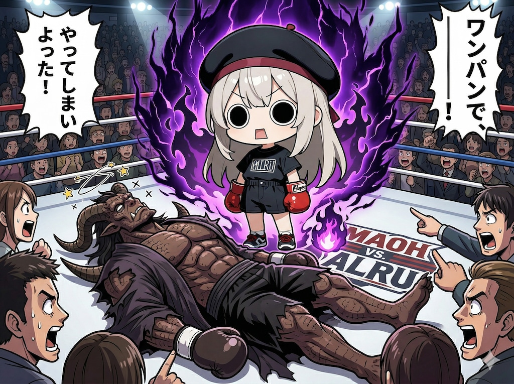 ワンパンでやってしまいよったえらいこっちゃ嬢