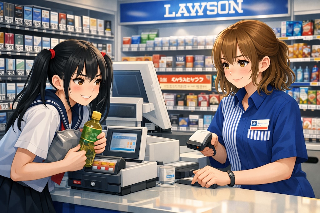 制服、似合っているじゃん。（ローソンの日）
