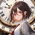 眼鏡女子 楓の時の世界 2枚目
