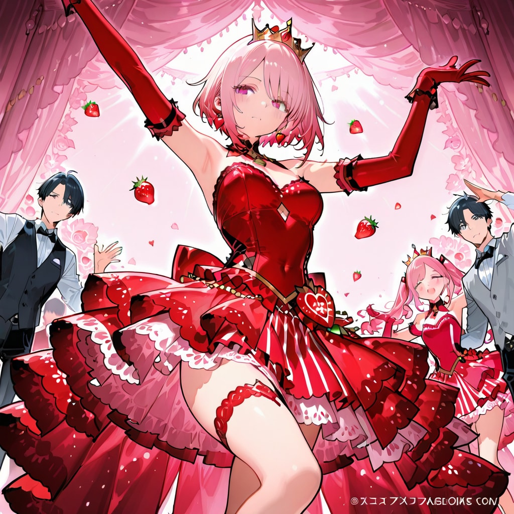 いちごパーティー | の人気AIイラスト・グラビア