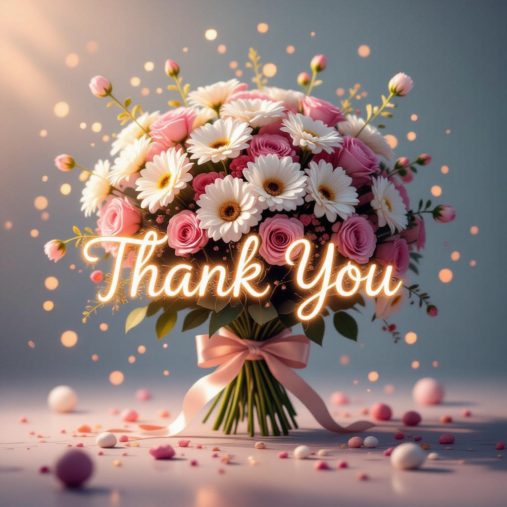 光に包まれた“ありがとう”