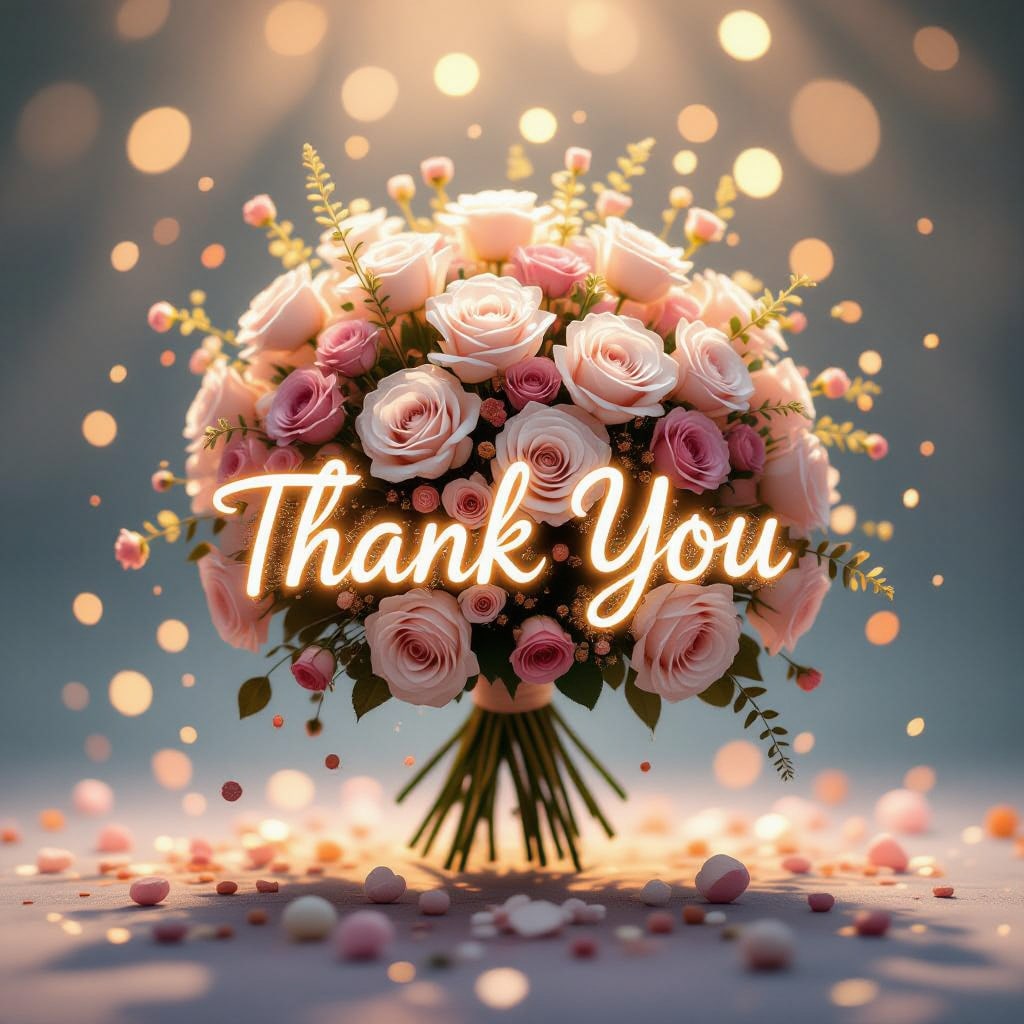 光に包まれた“ありがとう”