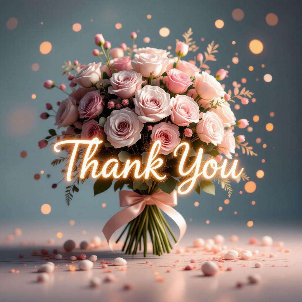 光に包まれた“ありがとう”