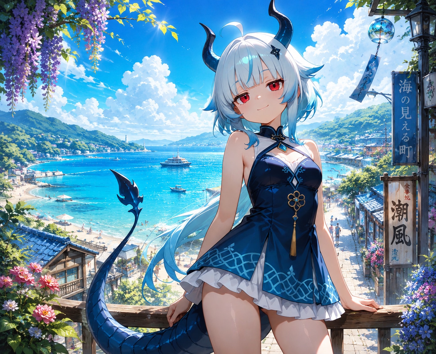 龍華ちゃんにワンピース